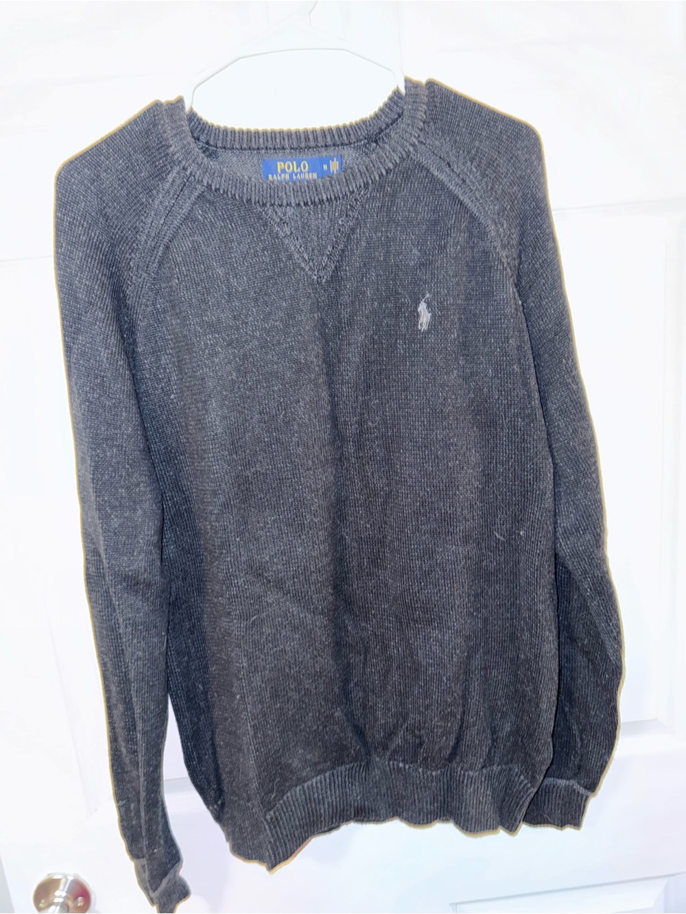 Ralph Lauren Charcoal Gray Crewneck Sweater - Men